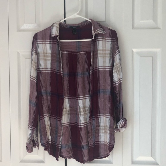 Forever 21 Tops - FOREVER 21 FLANNEL